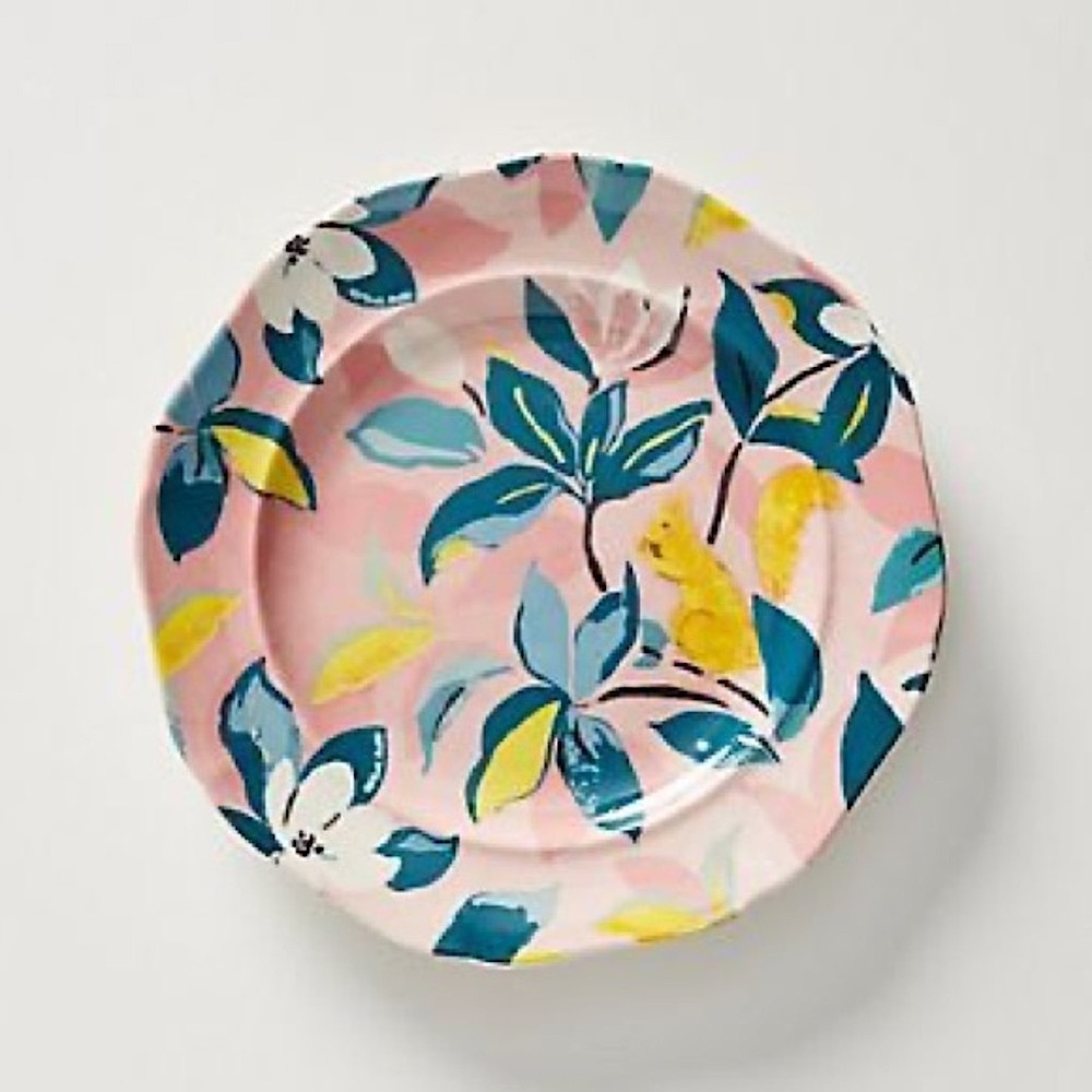 Anthropologie BRAND NEW, Paule Marrot Francaise Salad Plate Set of 4